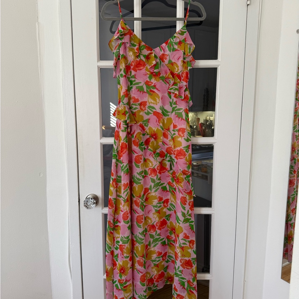 Kitri Pink Floral Maxi Dress